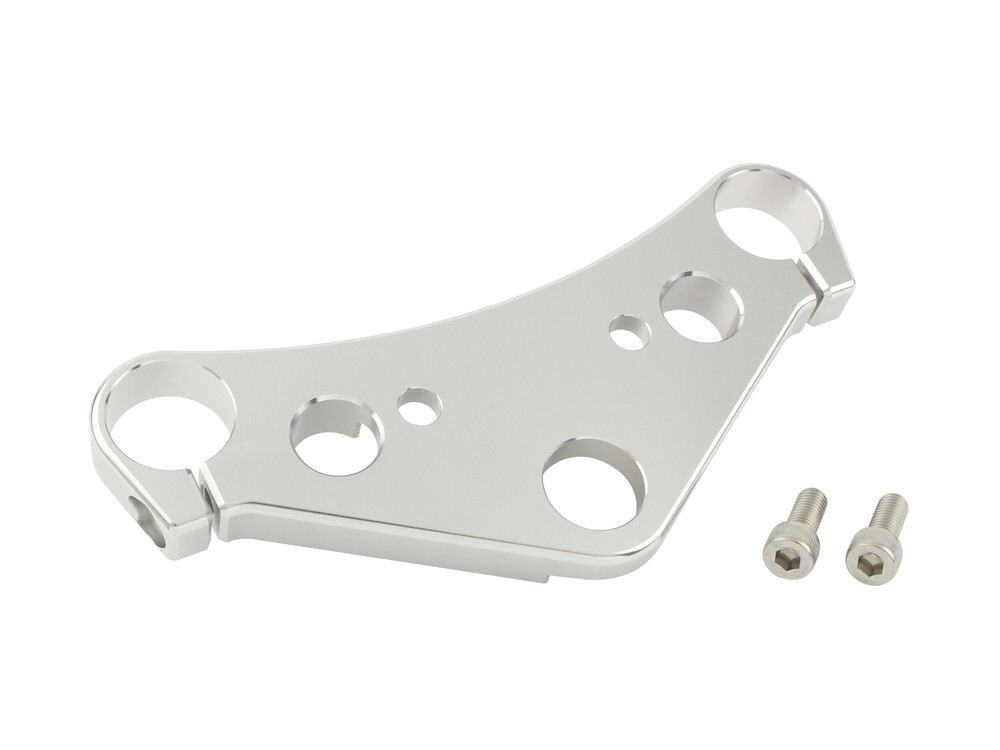 モンキーNSR・NSFφ30mmフォーク(ナロー172ステムキット)用用トップブリッジ単体バーハンドル(シルバー)_シフトアップ拍卖