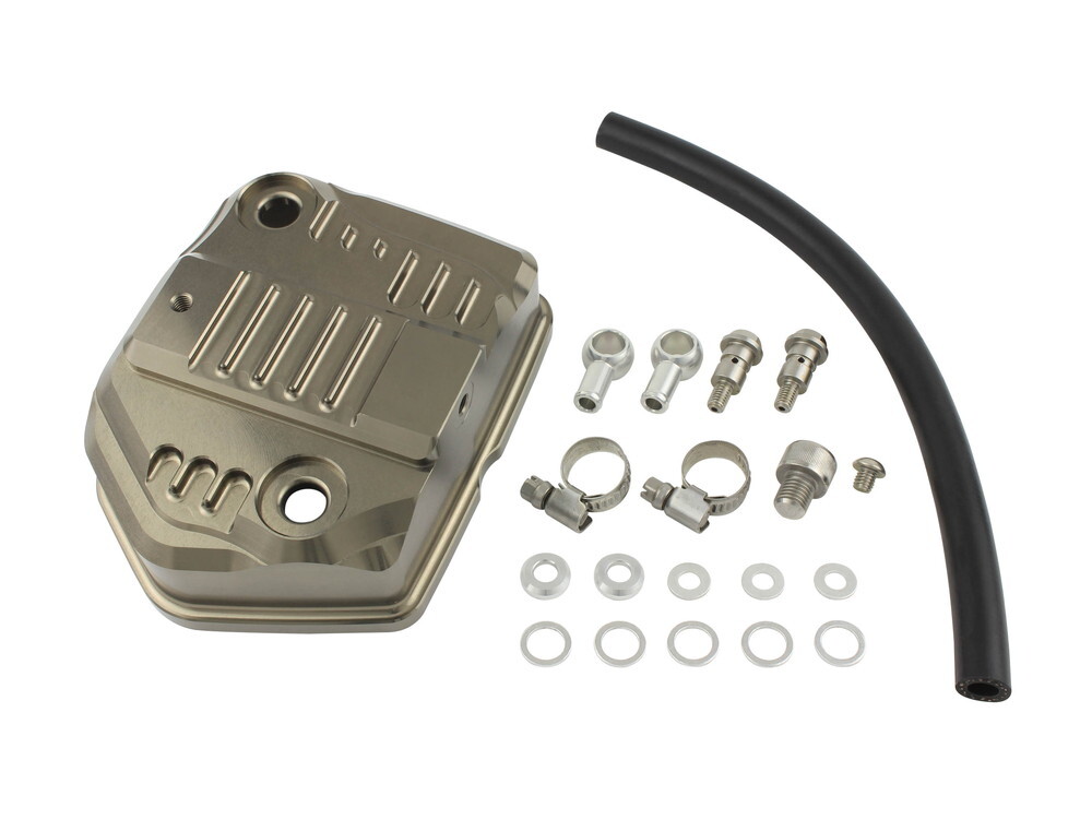 XR50/XR100モタード用オイルシャワービレットヘッドカバー(チタン)_シフトアップ拍卖