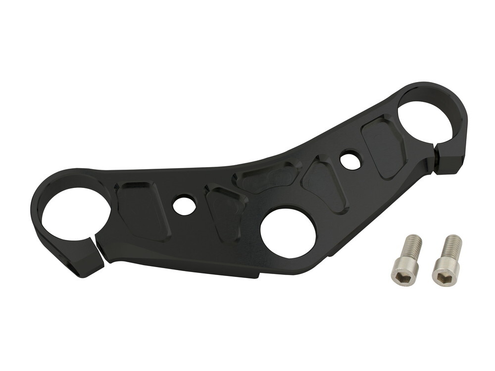 エイプ100用ビレットトップブリッジ単体(ブラック)_シフトアップ拍卖