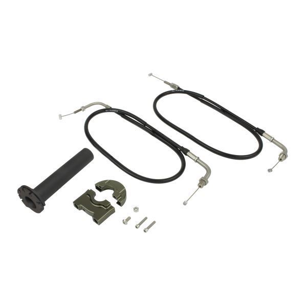 Dトラッカー250(-2007) 用 コンパクトハイスロットルKIT チタン|ポッシュフェイス/POSH拍卖