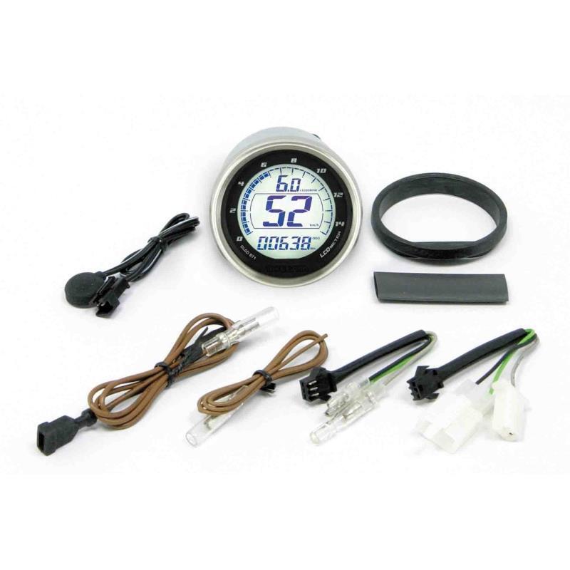 モンキー50(FI/AB27-1900001-)用 DタイプLCDスピード&タコメーター(ノーマルライトケース対応)|タケガワ/武川拍卖