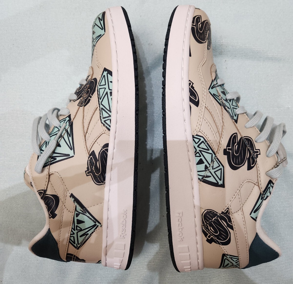 28.5cm BBC ICECREAM × Reebok ビリオネアボーイズクラブ アイスクリーム リーボック ダイヤモンド ダラー スニーカー 拍卖