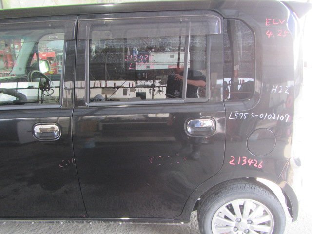 【個人宅配送不可】ダイハツ ムーヴコンテ L575S H22年式 ■左リアドア ■ブラック 中古 ★213426拍卖