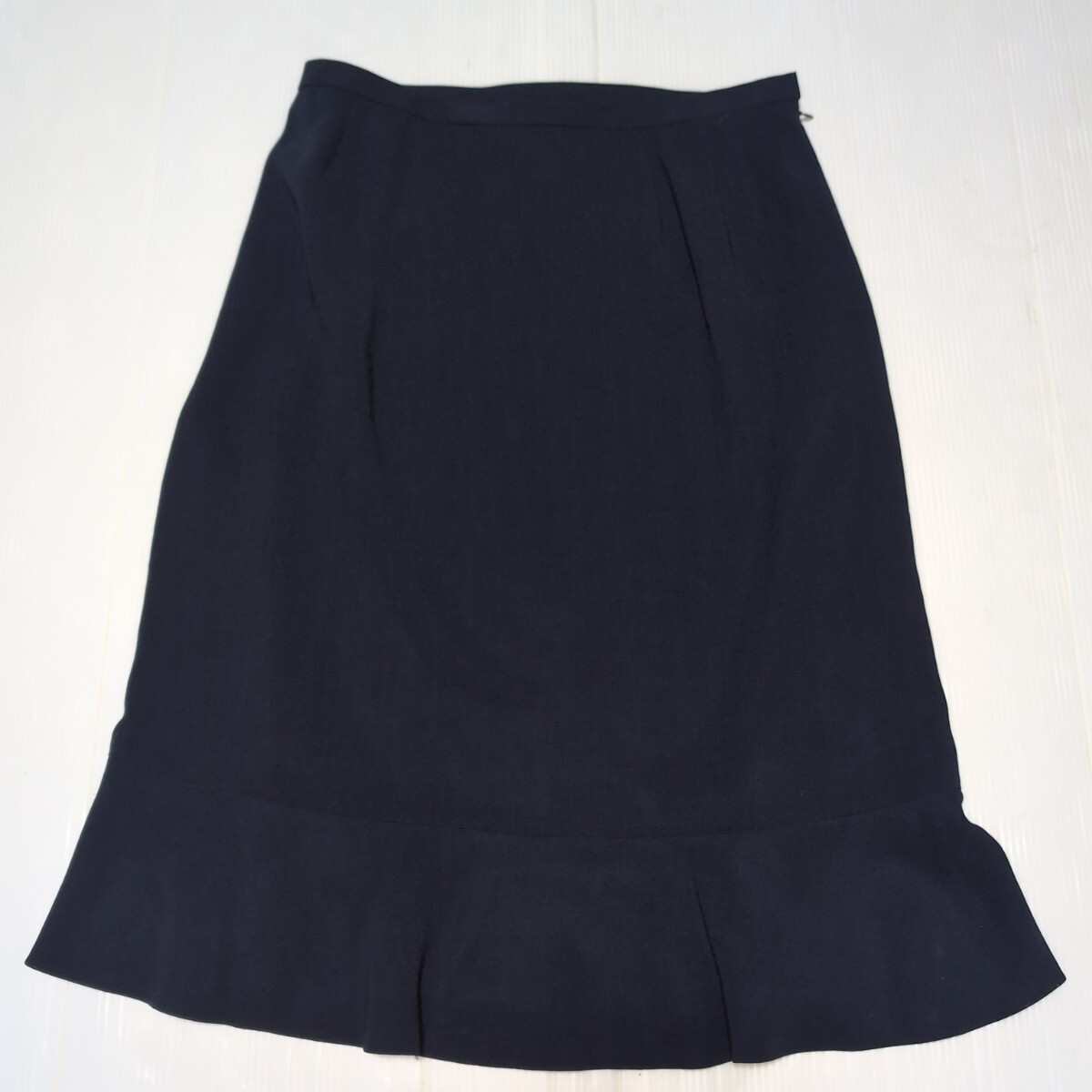 レリアン★裾フレア!ミモレ丈スカート★大きいサイズ 13号拍卖