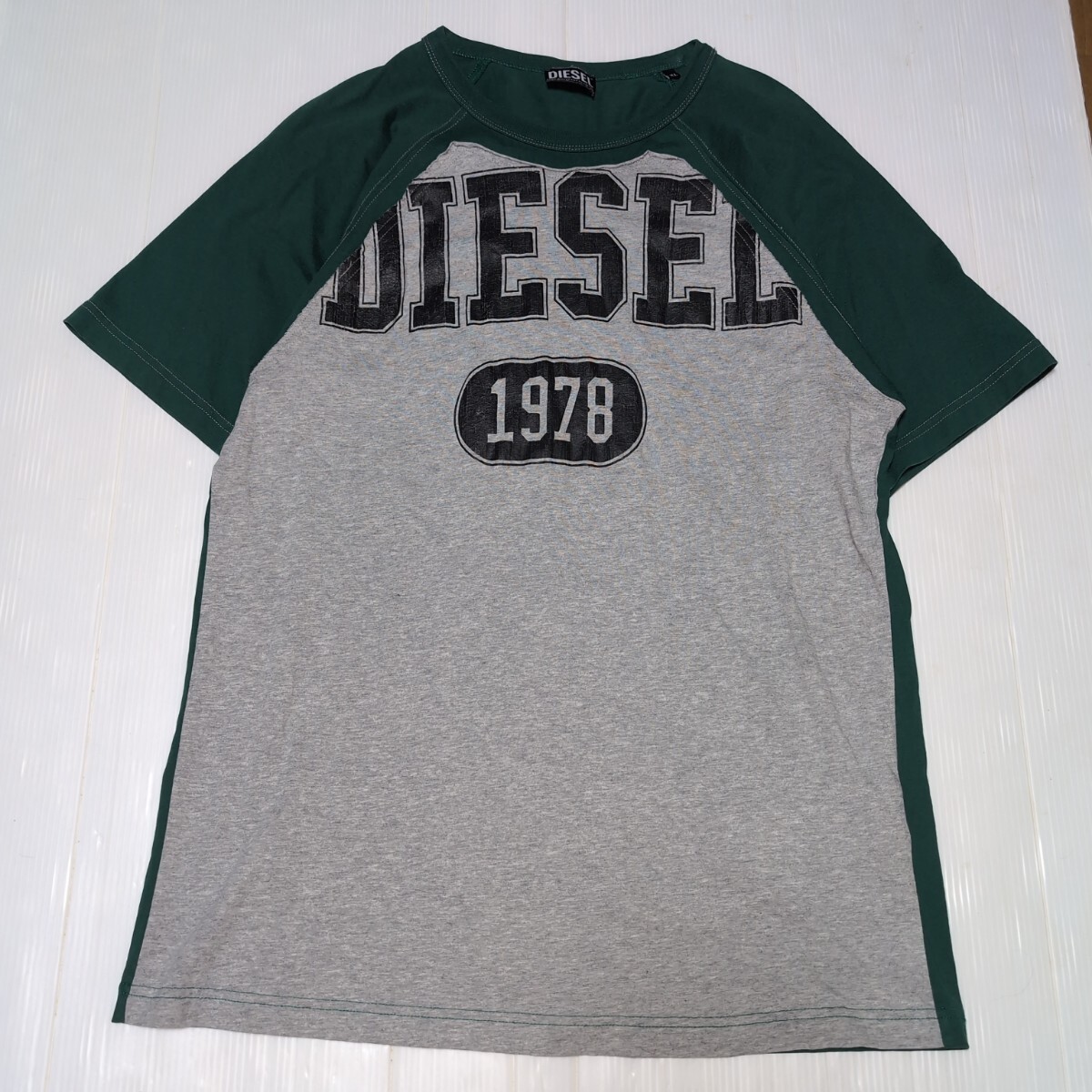 ディーゼル★メンズ ロゴプリントTシャツ★XL拍卖