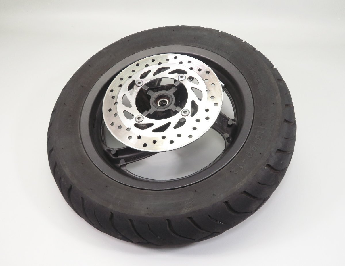 ①FORZA/フォルツァ MF08 純正 フロントホイール 13×2.75 ディスクローター 検 ノーマル カスタム 5 フォルツァZ フォルツァX 後期拍卖