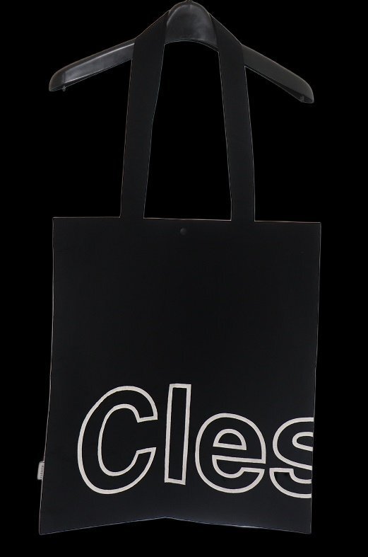 CLESSTEクレスト新品トートバック黒ロゴドン サンプル拍卖
