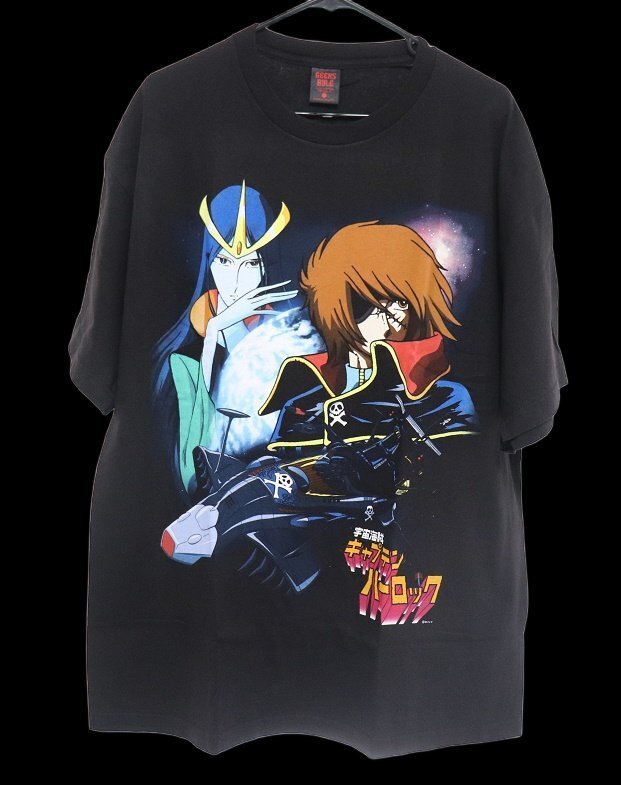 新品宇宙海賊キャプテンハーロック×GEEKS RULE TシャツXLシルクスクリーン拍卖