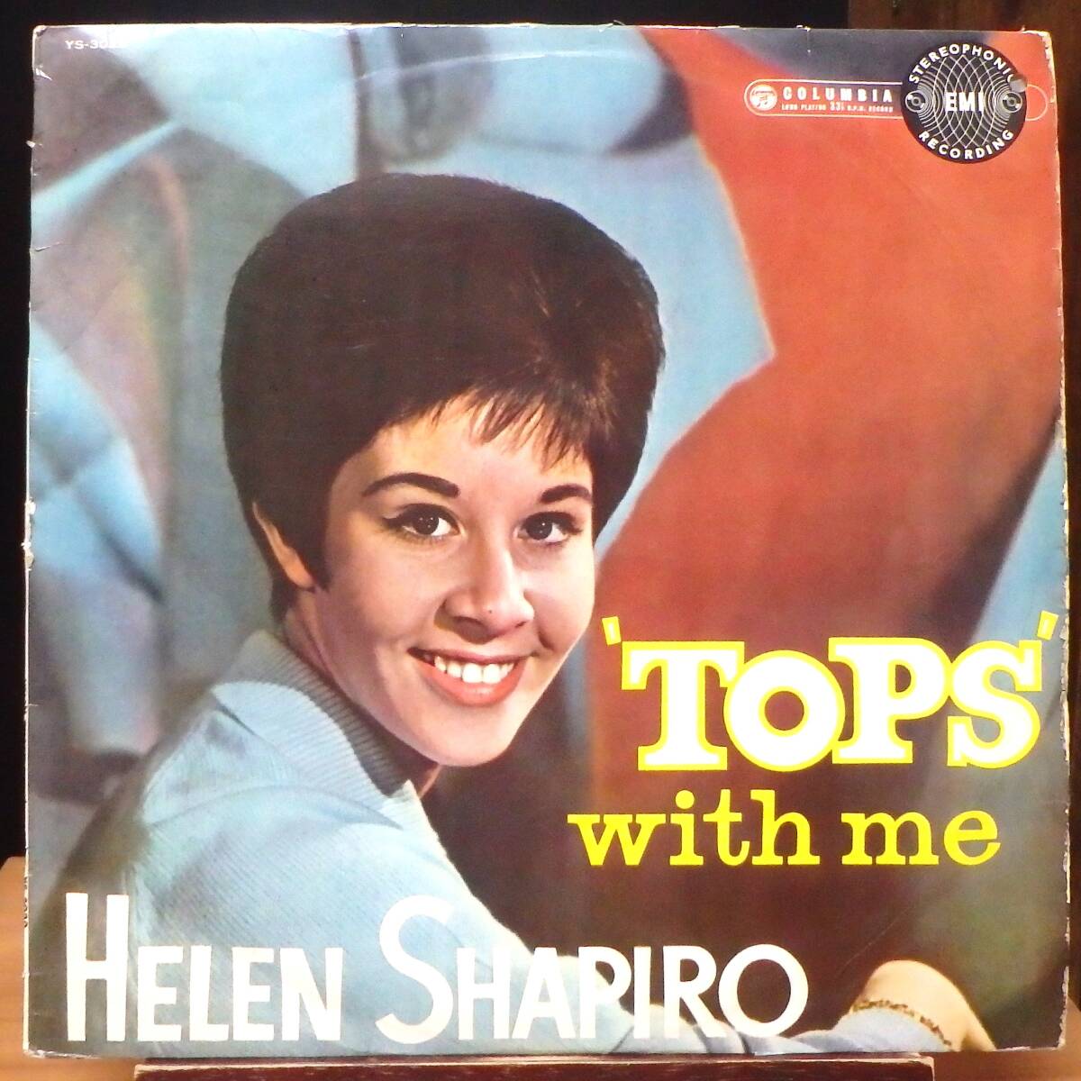 【FS313】HELEN SHAPIRO「’Tops’ With Me (ゴールデン・ヒットとシャピロ)」, 62 JPN 国内初回盤/ペラジャケ ★ポップ・ロック/ボーカル拍卖