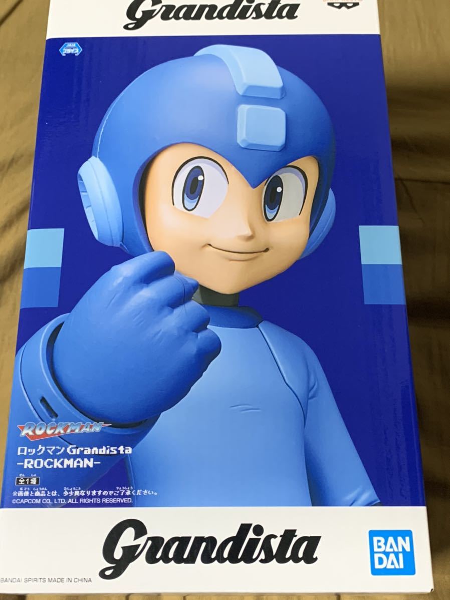 カプコン限定!ロックマン Grandista ROCKMAN 約22cm CAPCOM メガマン(Mega Man)フィギュア 新品・未開封拍卖