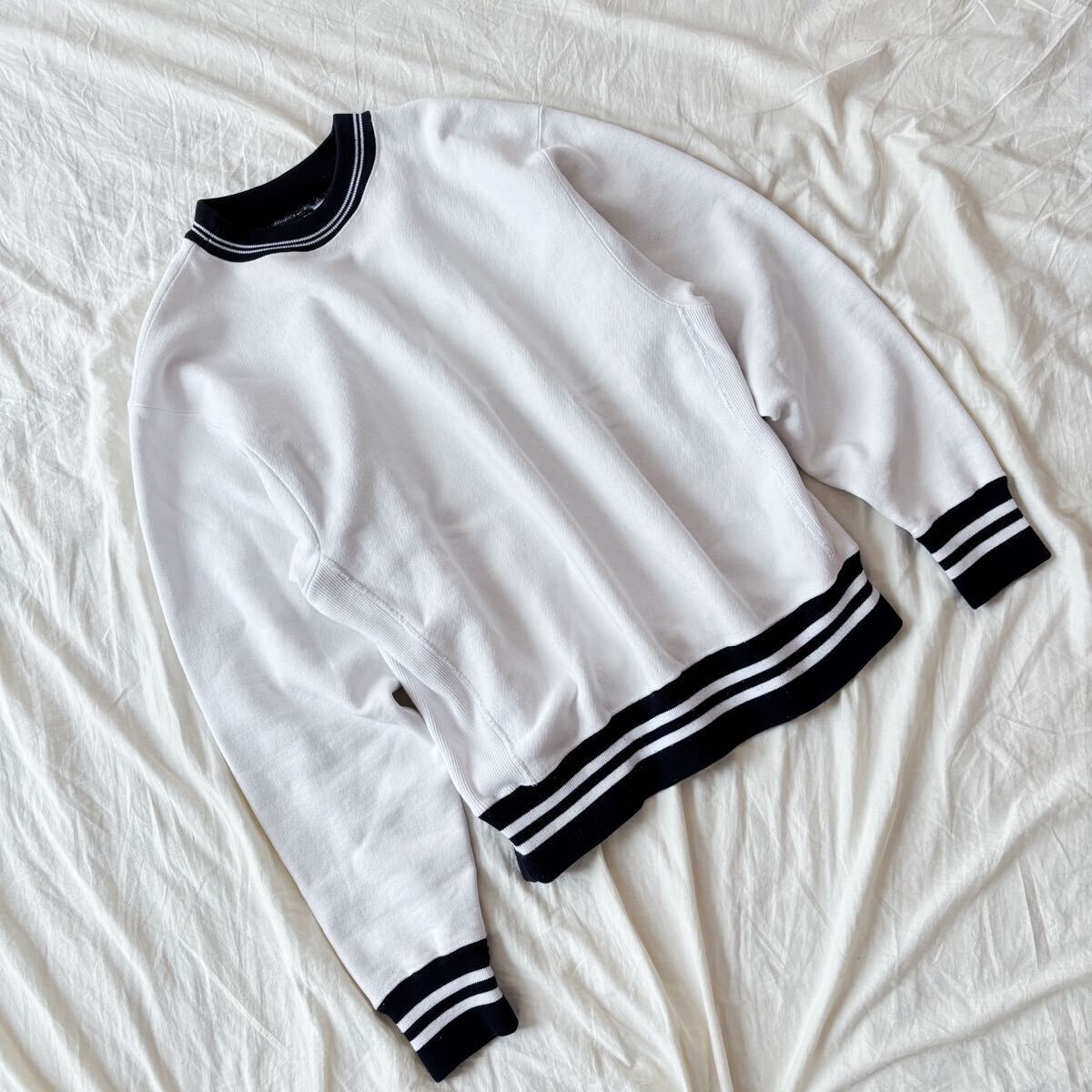 90s●Camber リブライン スウェット★キャンバー USA製 アメリカ製 リバースウィーブ 90年代 vintage ビンテージ ヴィンテージ拍卖