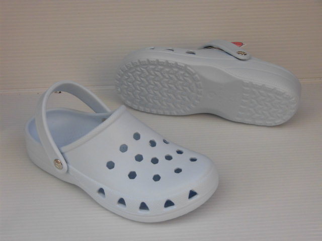 即決 L エバロン サンダル 婦人SA3 SAX 日本製 レディース 介護 看護 士 ナース 医療 病院 事務所 オフィス 履き クロッグ つま先カバー拍卖