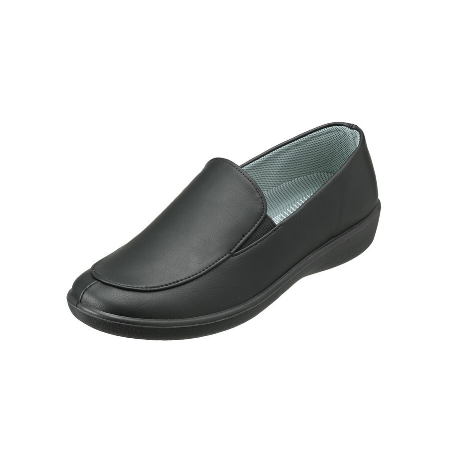 即決 24.5 パンジー2324 黒 防水 幅広3E 婦人 レディース ローヒール カジュアル パンプス ウォーキング フォーマル シューズ 冠婚葬祭拍卖