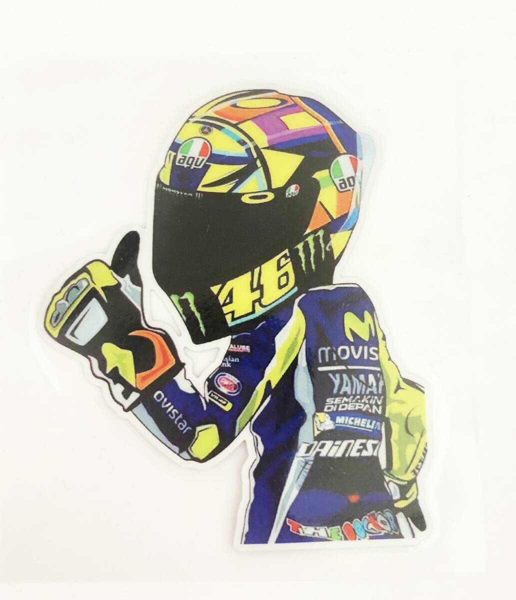 ST-077 MotoGP 46 バレンティーノ ロッシ Rossi YAMAHA AGV 3M ステッカー 反射剤入り拍卖