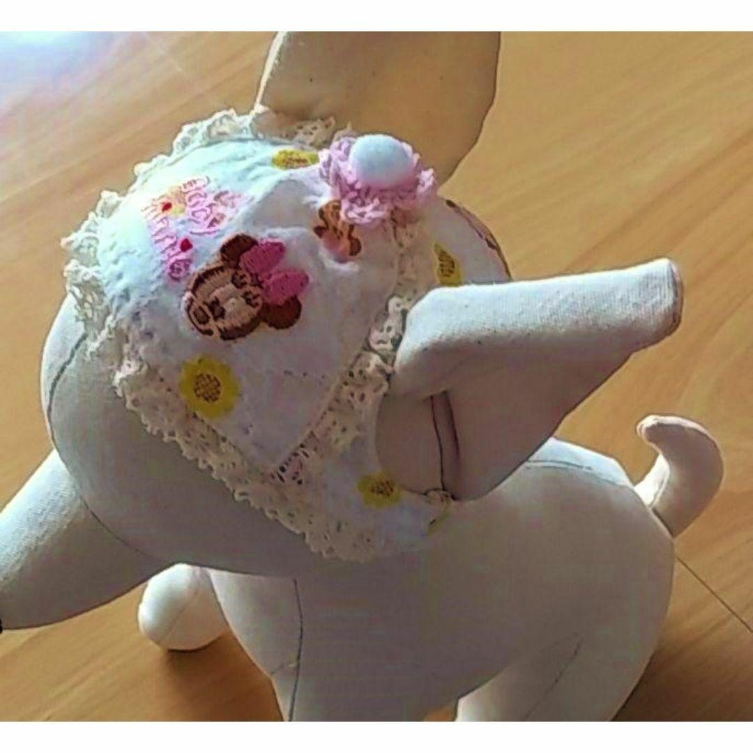 犬用リメイク ミニーの帽子 超小型犬用 ヨーキー チワワ パピー 猫にも!拍卖