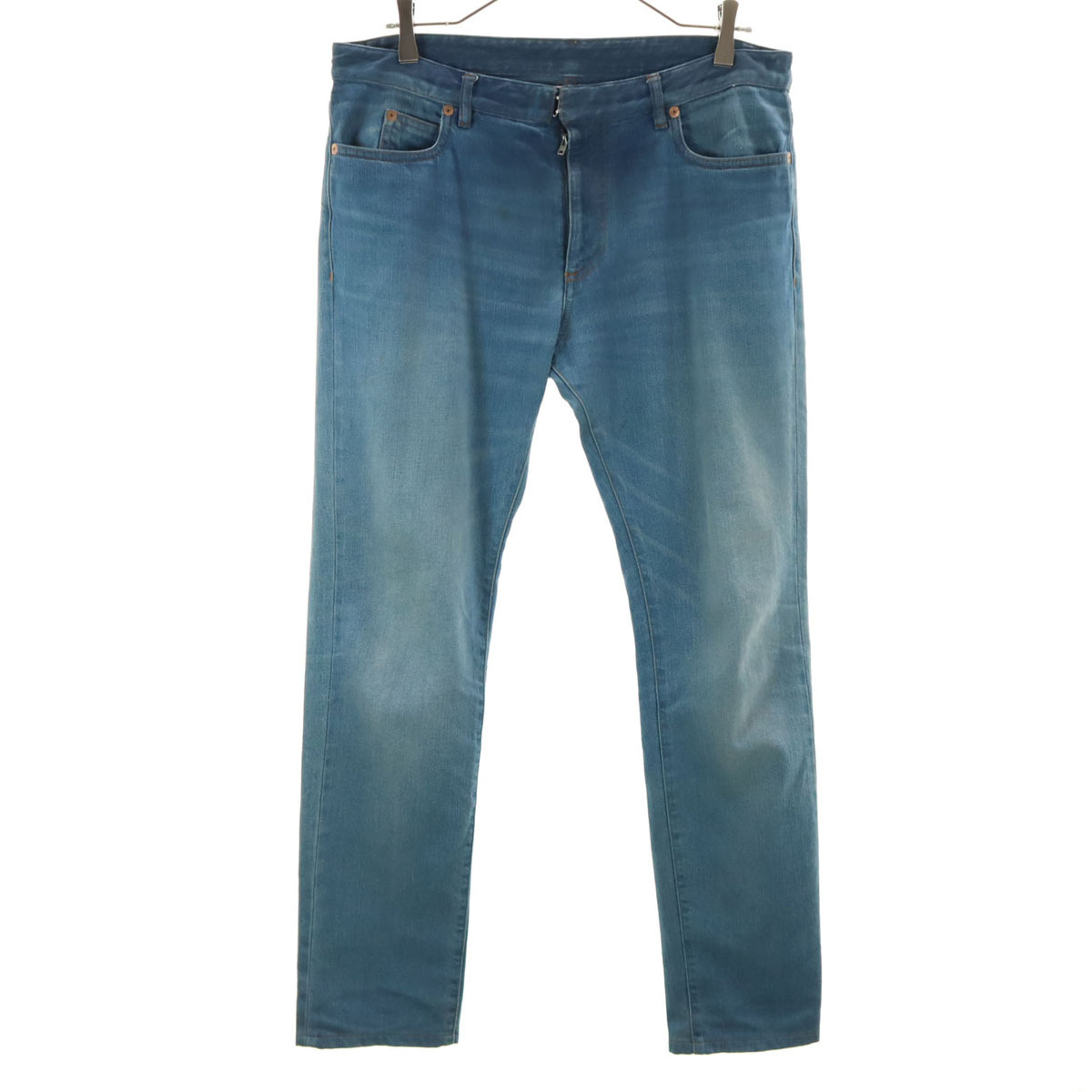 Maison Martin Margiela メゾンマルタンマルジェラ イタリア製 スリム デニムパンツ 48 ウォッシュブルー ジーンズ メンズ拍卖