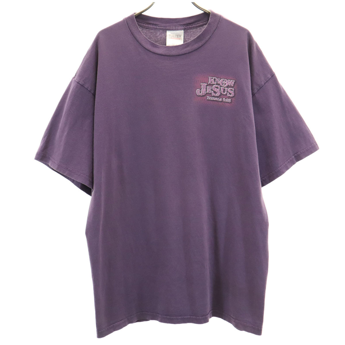 TULTEX タルテックス 90s 00s オールド 半袖 Tシャツ XL パープル メンズ拍卖