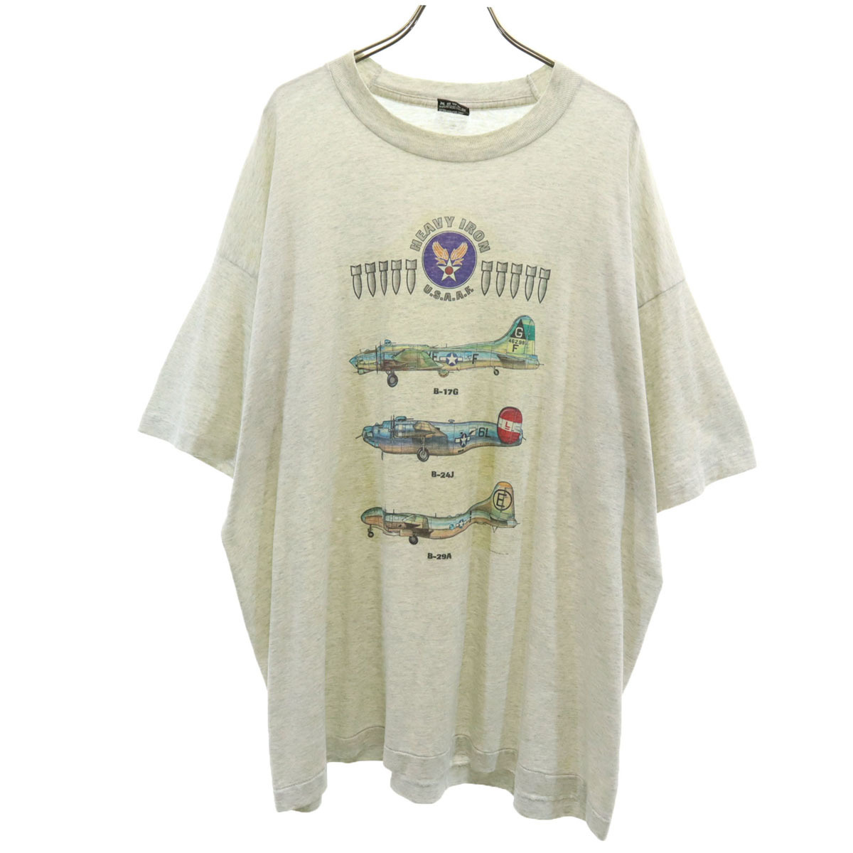 FRUIT OF THE LOOM フルーツオブザルーム 90s USA製 オールド 半袖 Tシャツ XXL グレー BEST ビックサイズ シングルステッチ メンズ拍卖