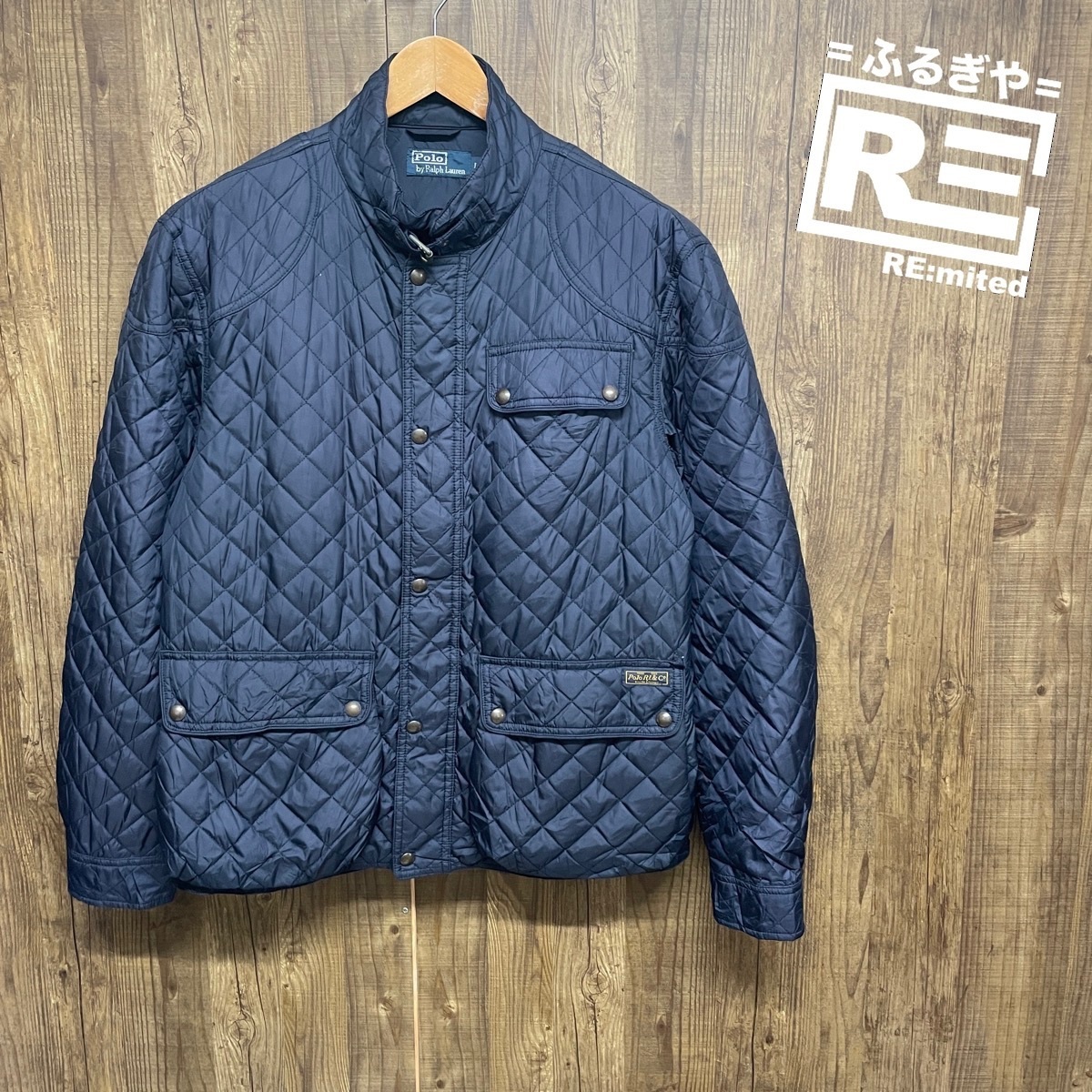 L POLO RALPH LAUREN ポロラルフローレン キルティングジャケット 3870拍卖