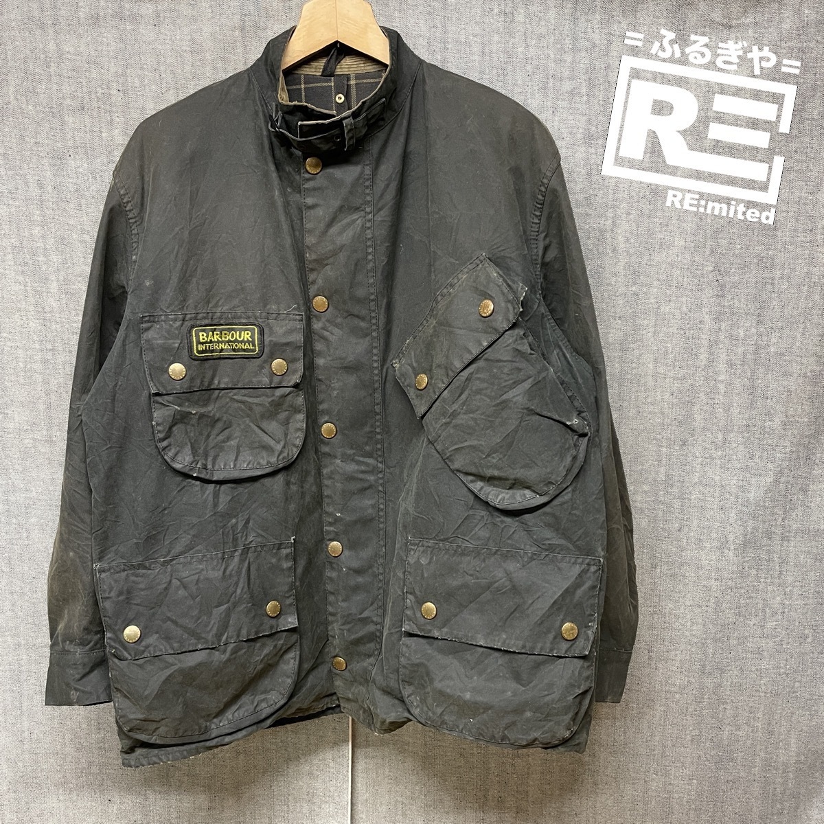 C44 Barbour バブアー INTERNATIONAL オイルジャケット 2989拍卖