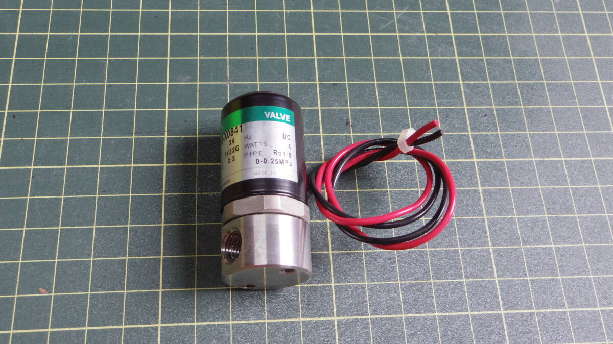 ソレノイドバルブ  電磁弁 CKD製 USB3-X0841 DC24V ステンレス仕様 給水弁拍卖