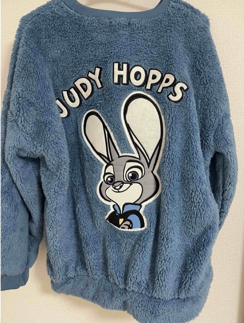 送料込☆ ディズニー ボア生地 ズートピア ジュディ 長袖 M~L拍卖