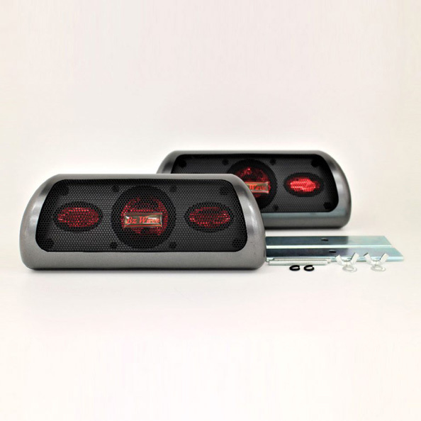 据置型 置き型 2WAYスピーカー 車 最大50W リアトレイ ラゲッジルーム 増設 DC12V車用/ブレイス PL-250拍卖