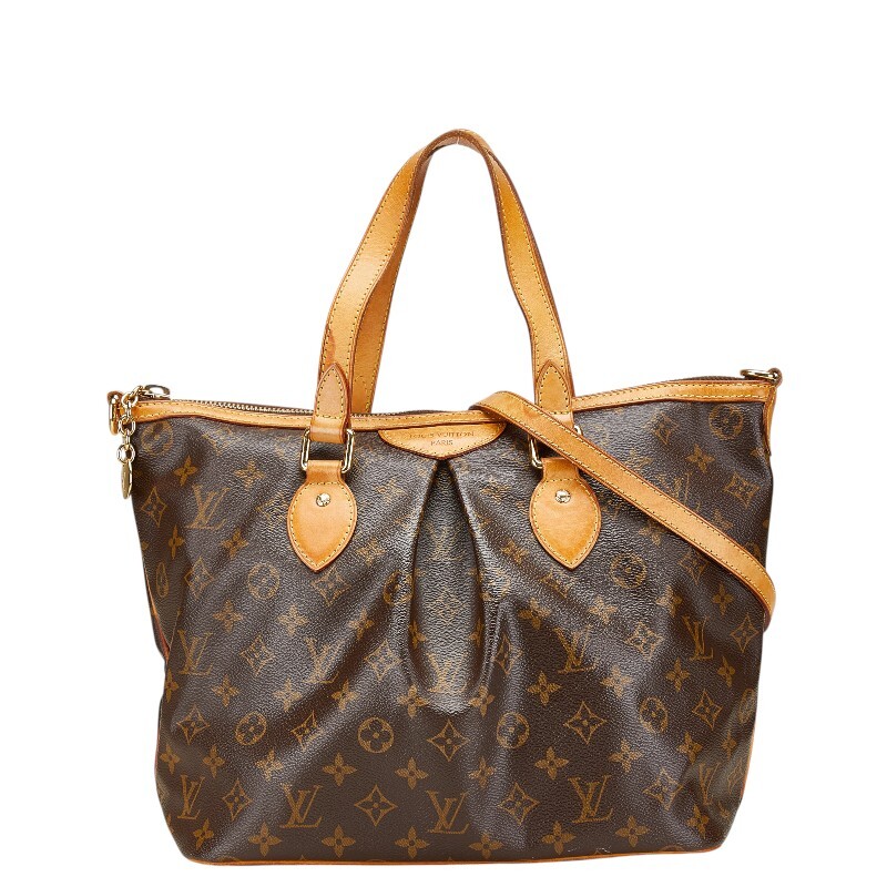 ルイ ヴィトン モノグラム パレルモPM ハンドバッグ ショルダーバッグ 2WAY M40145 ブラウン PVC レディース LOUIS VUITTON 【中古】拍卖