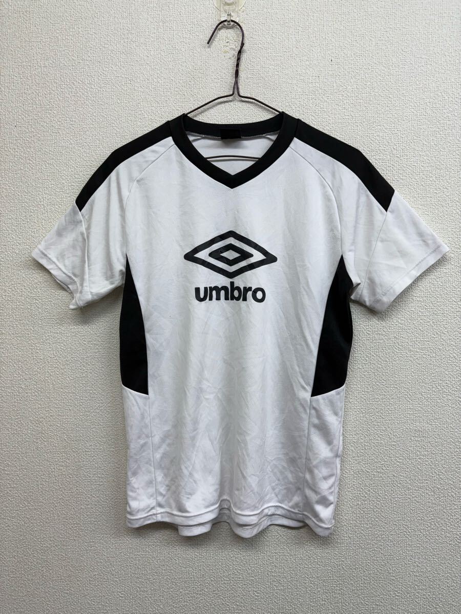 FY32 UMBRO アンブロ 半袖 Tシャツ スポーツウェア ホワイト メンズM拍卖
