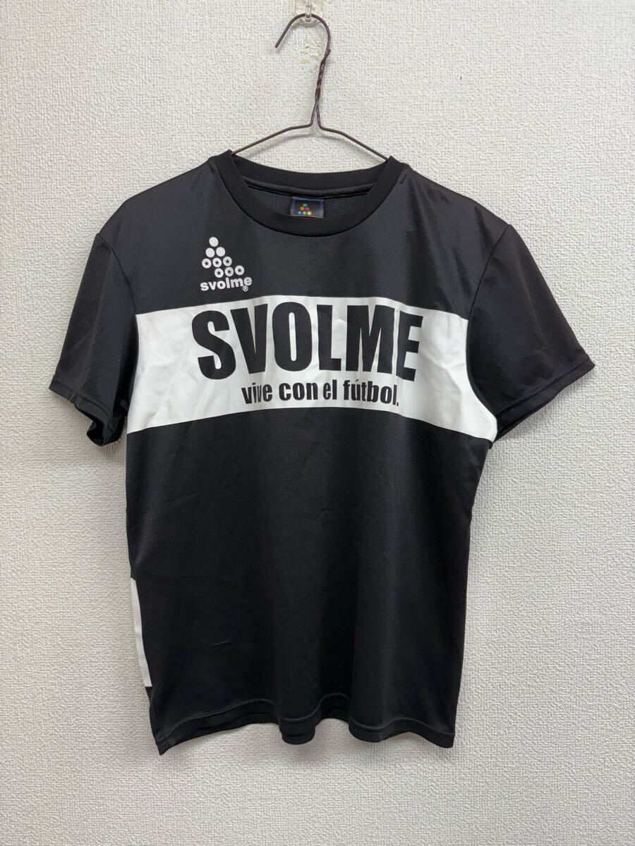 FY37 SVOLME 半袖tシャツ スポーツウェア サッカー フットサル ブラック メンズM拍卖