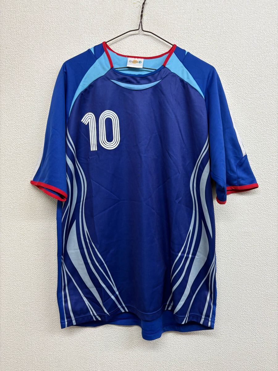 FY45 半袖Tシャツ ユニフォーム スポーツウェア ブルー メンズL-XL相当拍卖