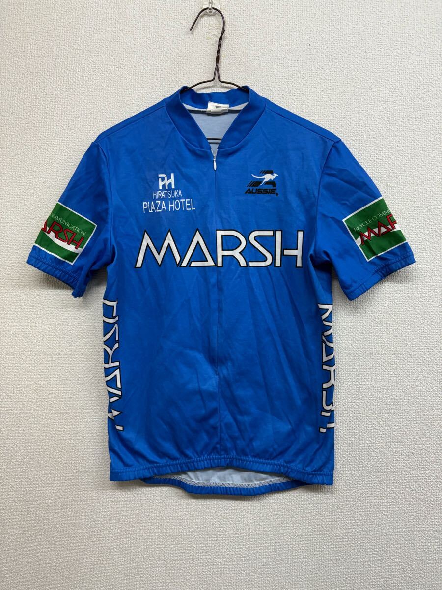 FY98 AUSSIE サイクルジャージ スポーツウェア 自転車 ブルー メンズM拍卖