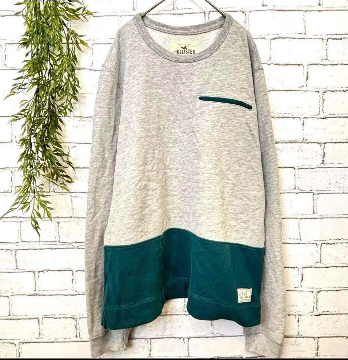ホリスター HOLLISTER トレーナー スウェット 【L】裏起毛拍卖
