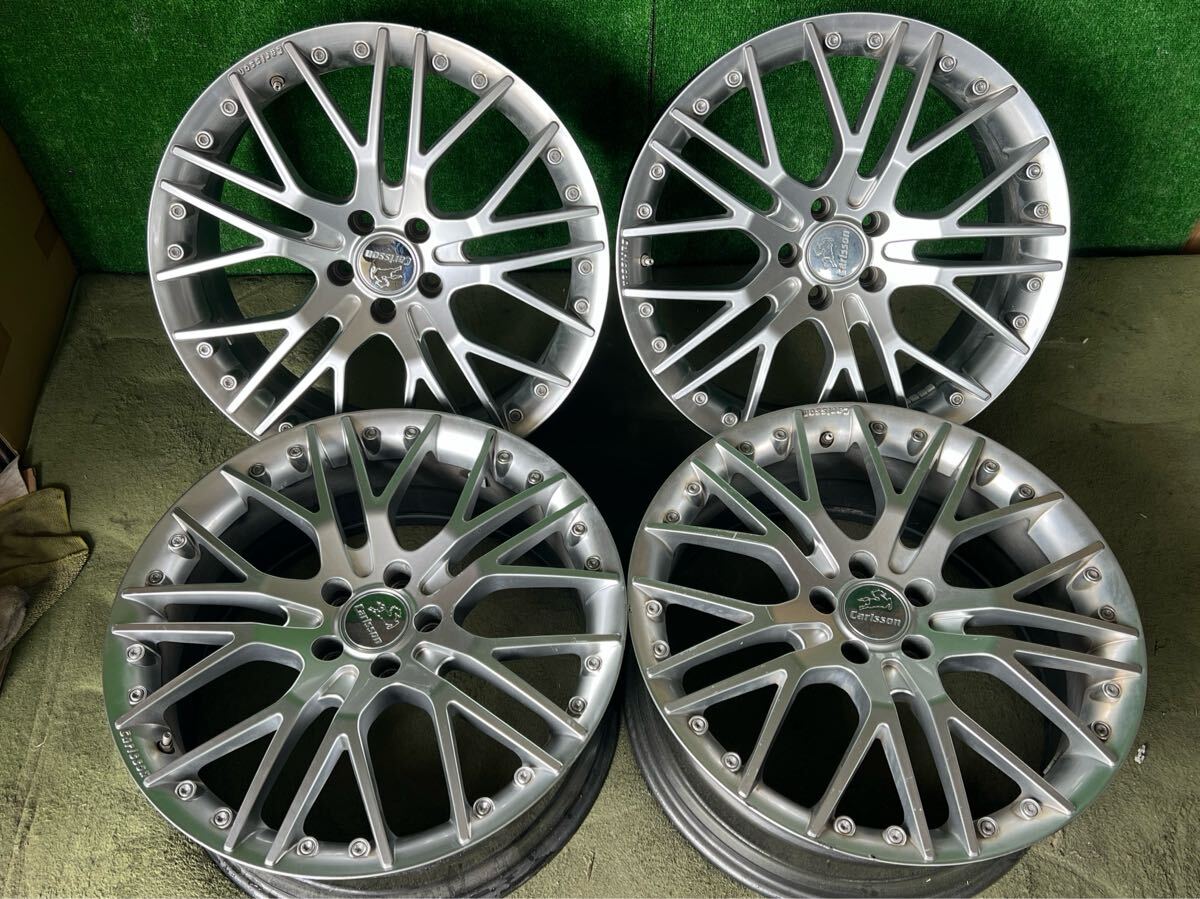 カールソン 20x8.5J +40 114.3 5穴 ハブ径73mm程 ホイール 4本 2ピース拍卖