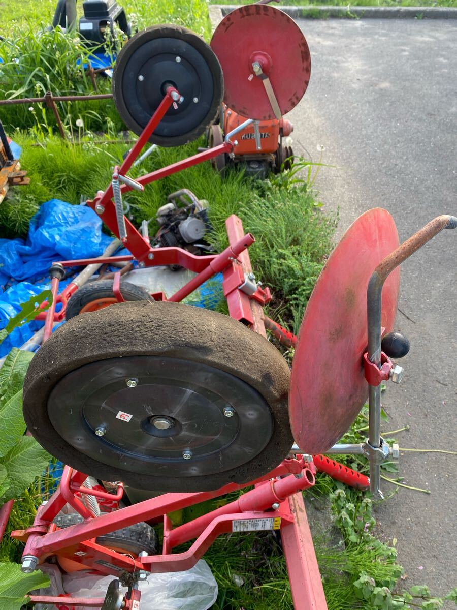 青森十和田市 トラクターマルチ張り機 YFM231 引き取りOK 配送は送料相談お願い拍卖