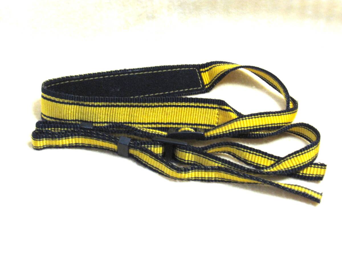 :送料無料: ニコン ナイロンストラップ イエロー 幅2cm拍卖