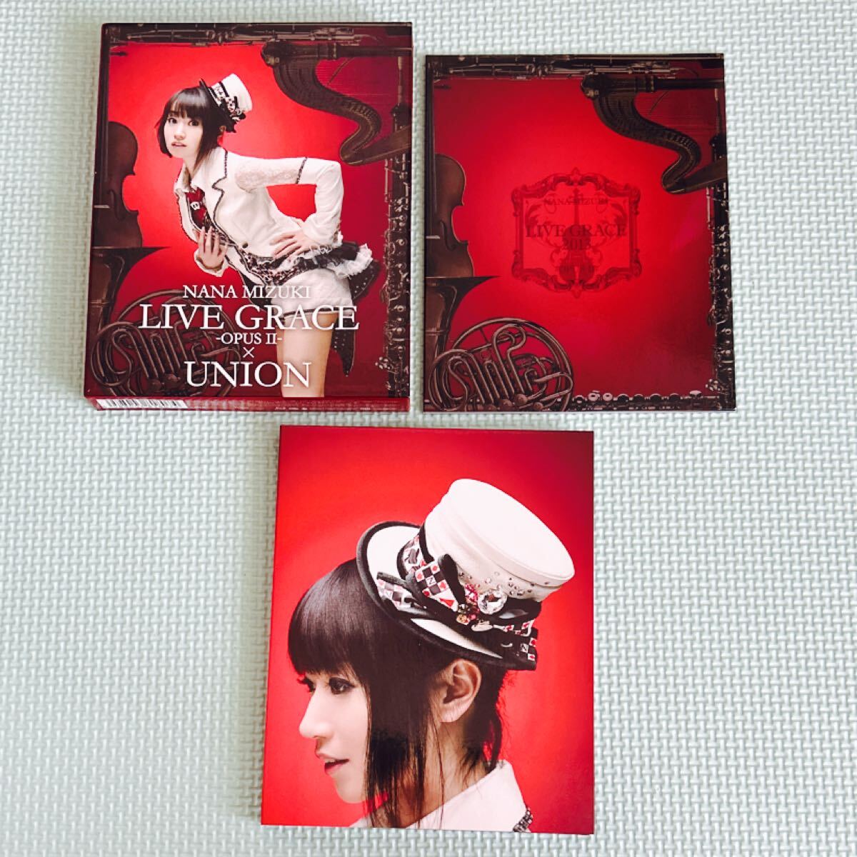 ケースややいたみ ディスク良好 水樹奈々 LIVE GRACE OPUS Ⅱ union Blu-ray 2枚組 再生未確認拍卖