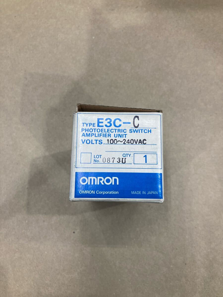 オムロン E3C-C AC100-240VAC 光電センサスイッチアンプ(光電スイッチ増幅器) 新品未使用品拍卖