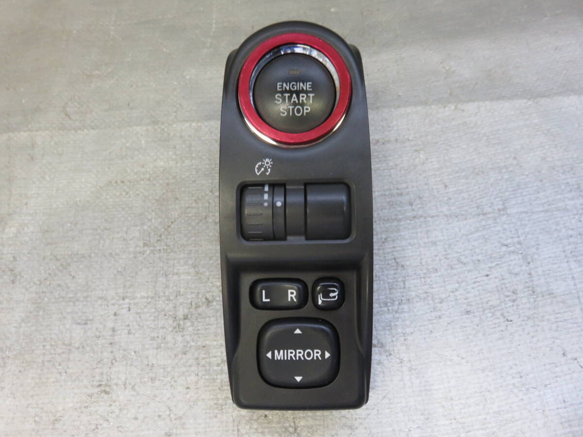 ★STD5530 動作OK スバル GRF インプレッサ WRX STI 運転席 純正 プッシュスタートボタン/ドアミラー スイッチパネル/GVF GRB GVB 拍卖