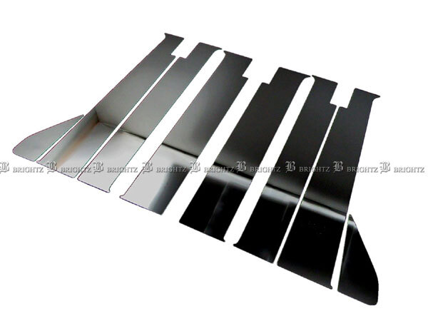 エブリイバン DA17V 超鏡面 ステンレス ブラック メッキ ピラー パネル バイザー有用 8PC カバー エブリィバン エブリーバン PIL-BLA-039拍卖