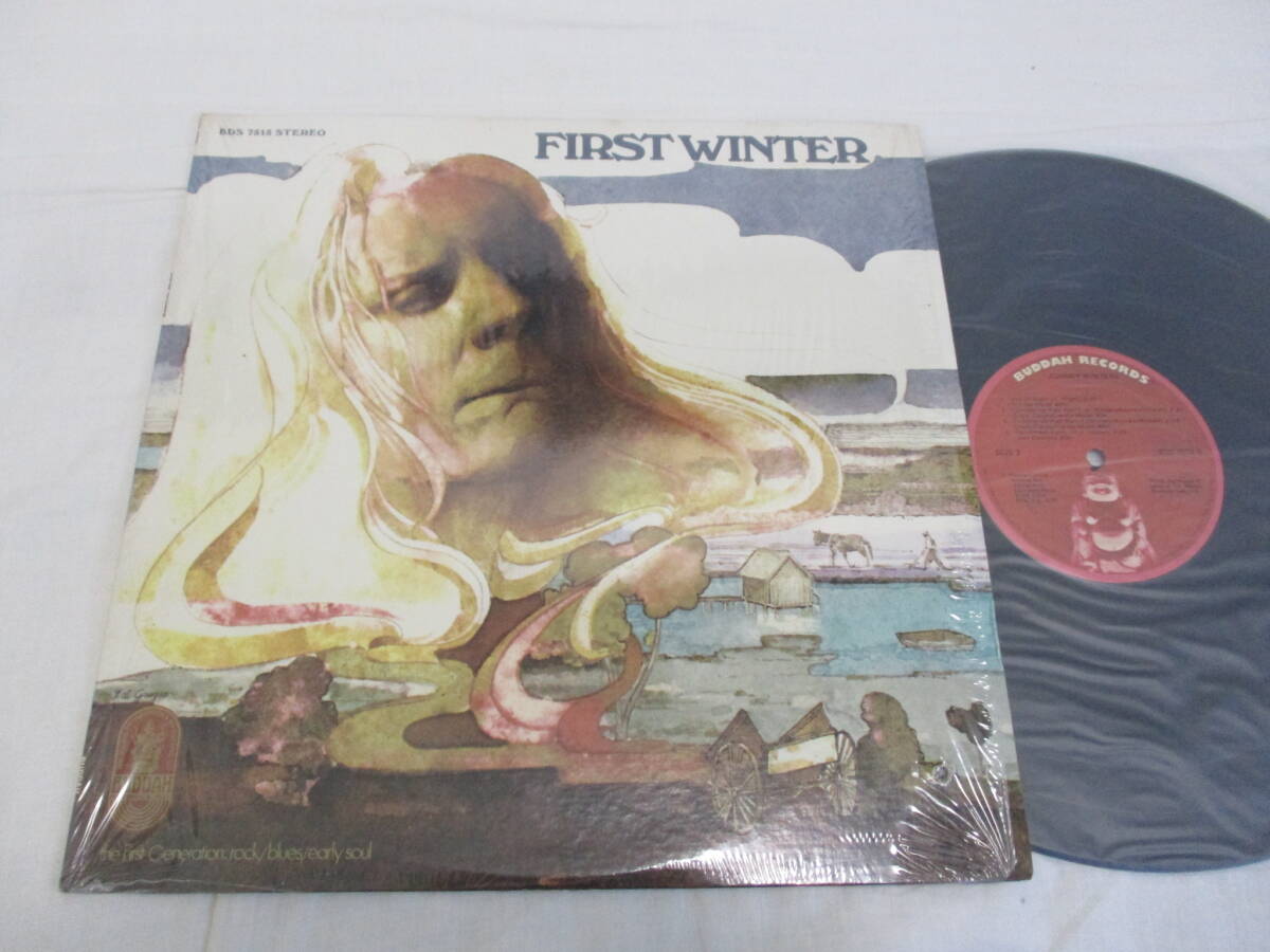 Johnny Winter First Winter ジョニー・ウィンター Buddah US 初回 LP 1969年プレス シュリンク拍卖