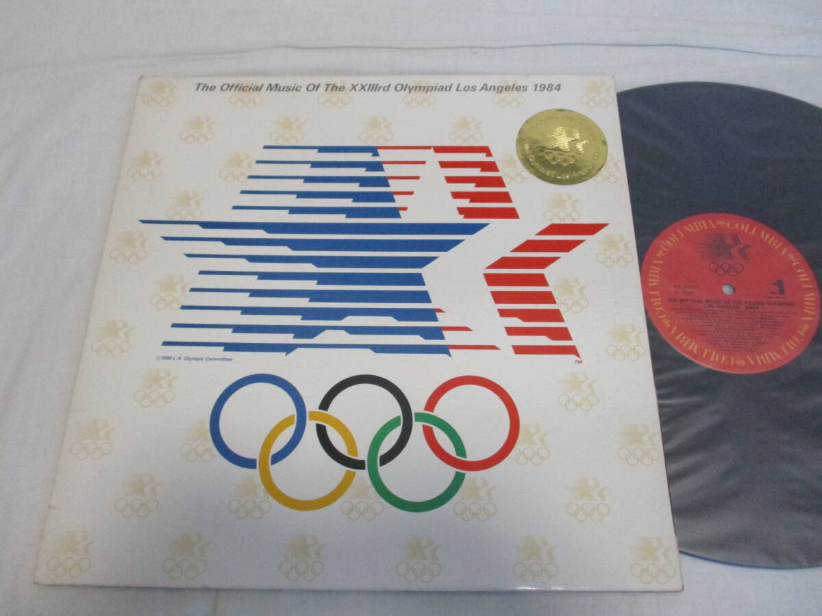 Official Music Of The XXIIIrd Olympiad Los Angeles 1984 US 初回 LP TOTO Foreigner Bob James Quincy Jones & more拍卖
