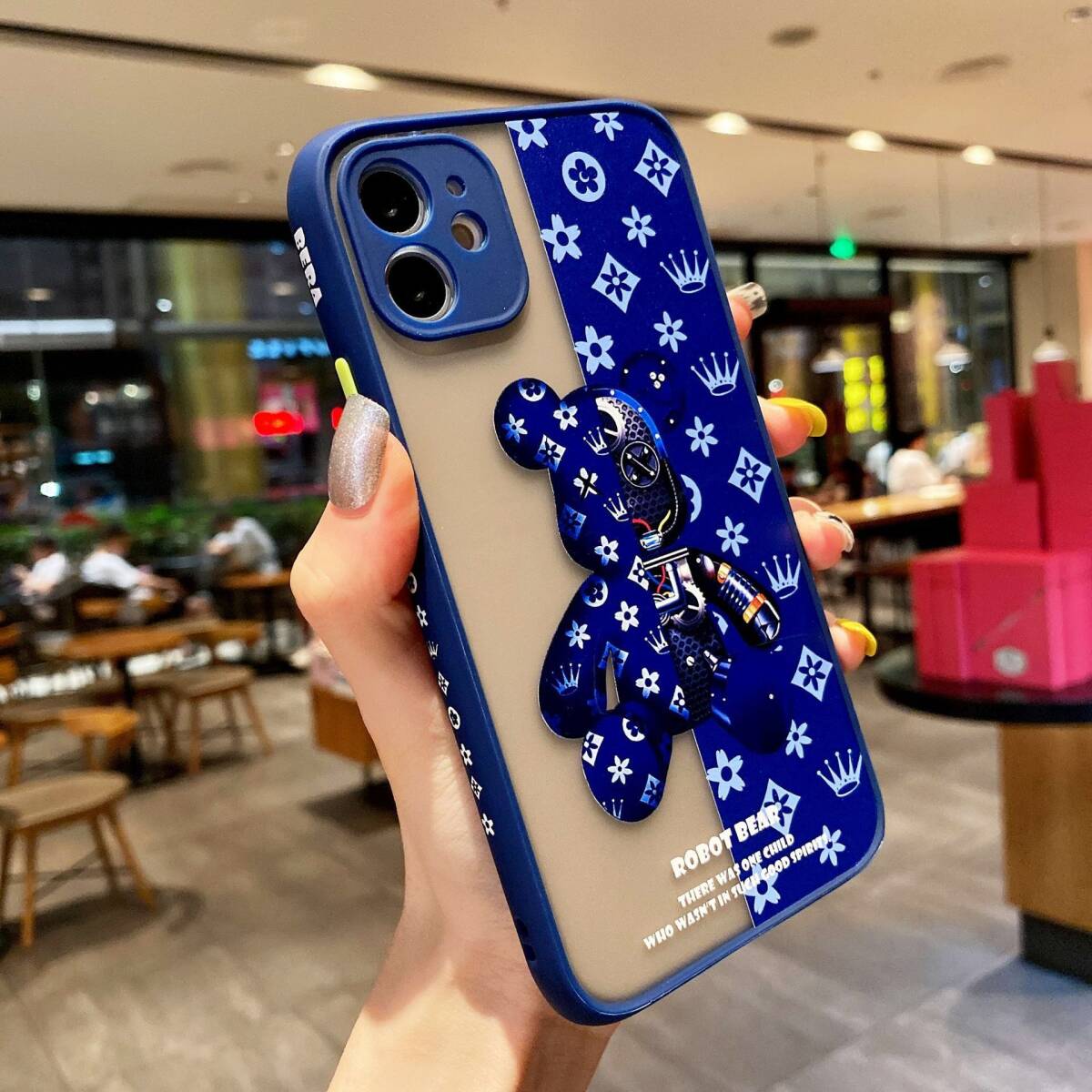 iPhone13Proケース 韓国 キャラクター かわいい おしゃれ 3色 耐衝撃 iPhone 11 12 13 14 Pro max mini Plus ケース カバー拍卖