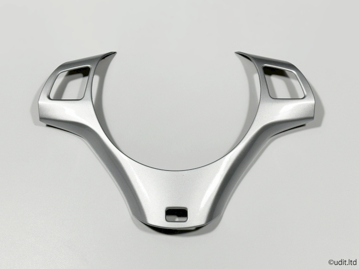 BMW E90 Mスポーツ ステアリング用カバー シルバー パネル 内装パーツ フレーム E81E87E82E88E91E92E93E84X1 ハンドル トリム拍卖