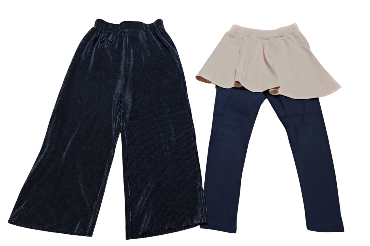 ever closet エバークローゼット COCA コカ キッズワイドパンツ 110 スカート付きパンツ 2点セット拍卖