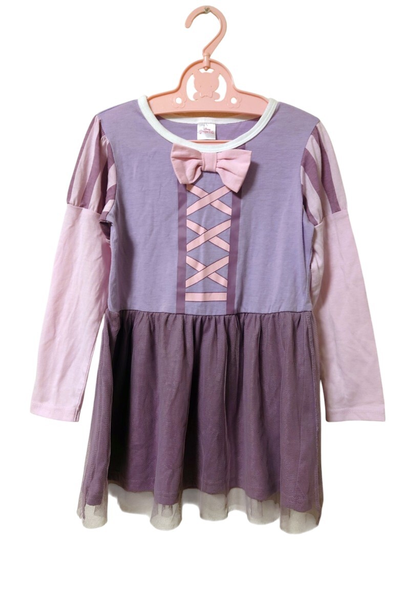 DisneyPrincess ディズニープリンセス ラプンツェル なりきりワンピース チュニック 未使用 120拍卖