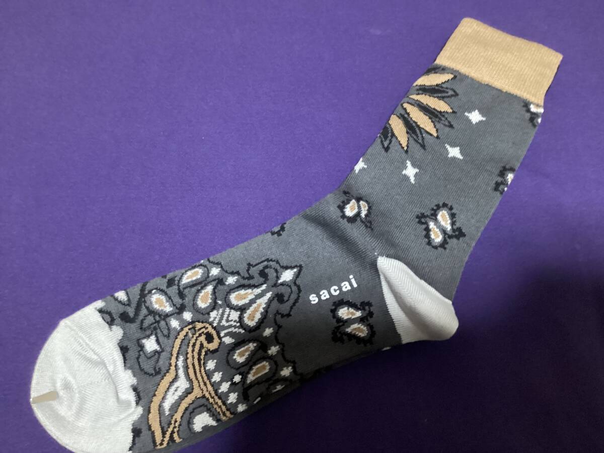 即決!SACAI サカイ③ ソックス 靴下 サイズ3 未使用品 匿名配送拍卖