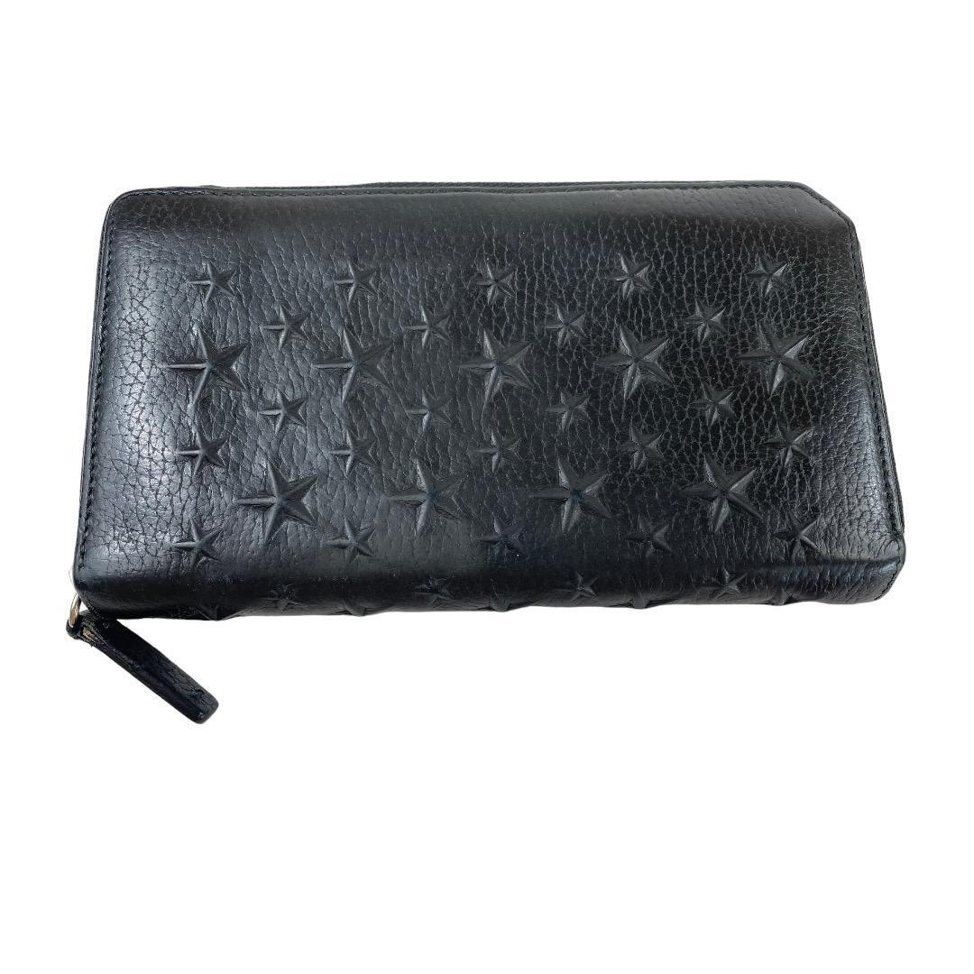 ジミーチュウレザー ブラック 長財布 ja108拍卖