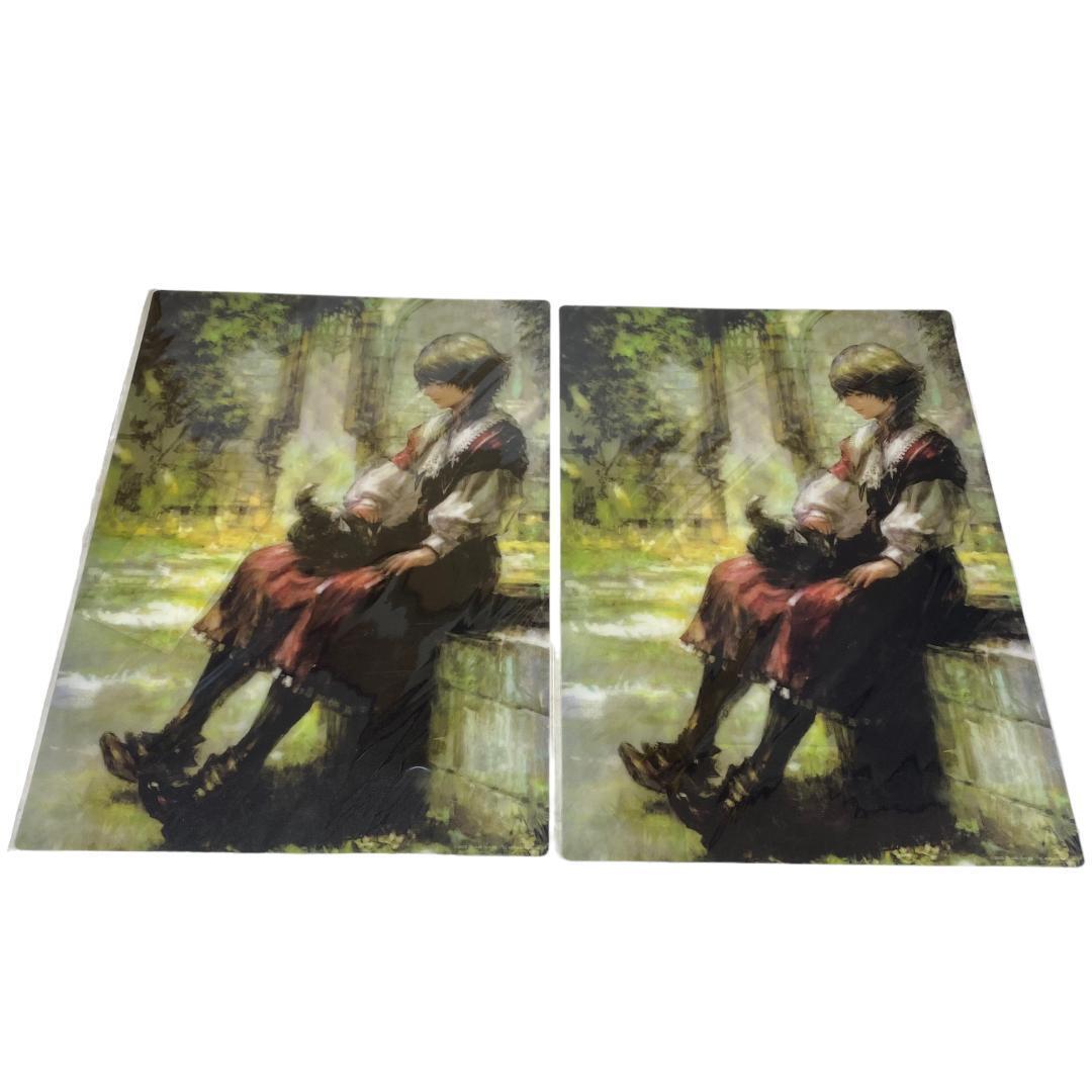 yl30 FF16ファイナルファンタジー発売記念くじ アートイラストクリアマット拍卖