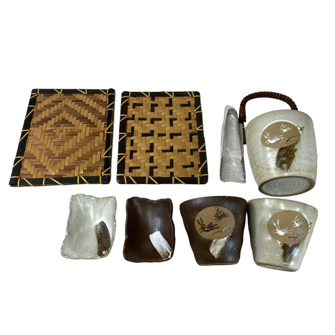 yn18 さなえ 和食器 茶道具 うさぎモチーフ ヴィンテージ茶器拍卖